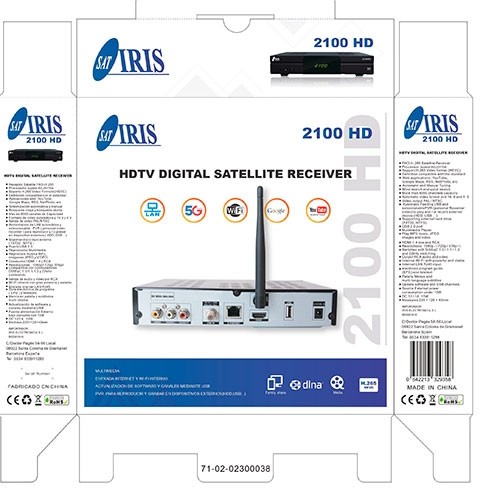 IRIS 2100 HD Satellite Receiver